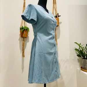 Daisy Street Button Through Skater Dress